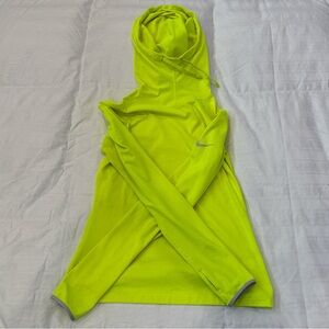 Nike Dri Fit Pro Neon Green Hooded Pullover